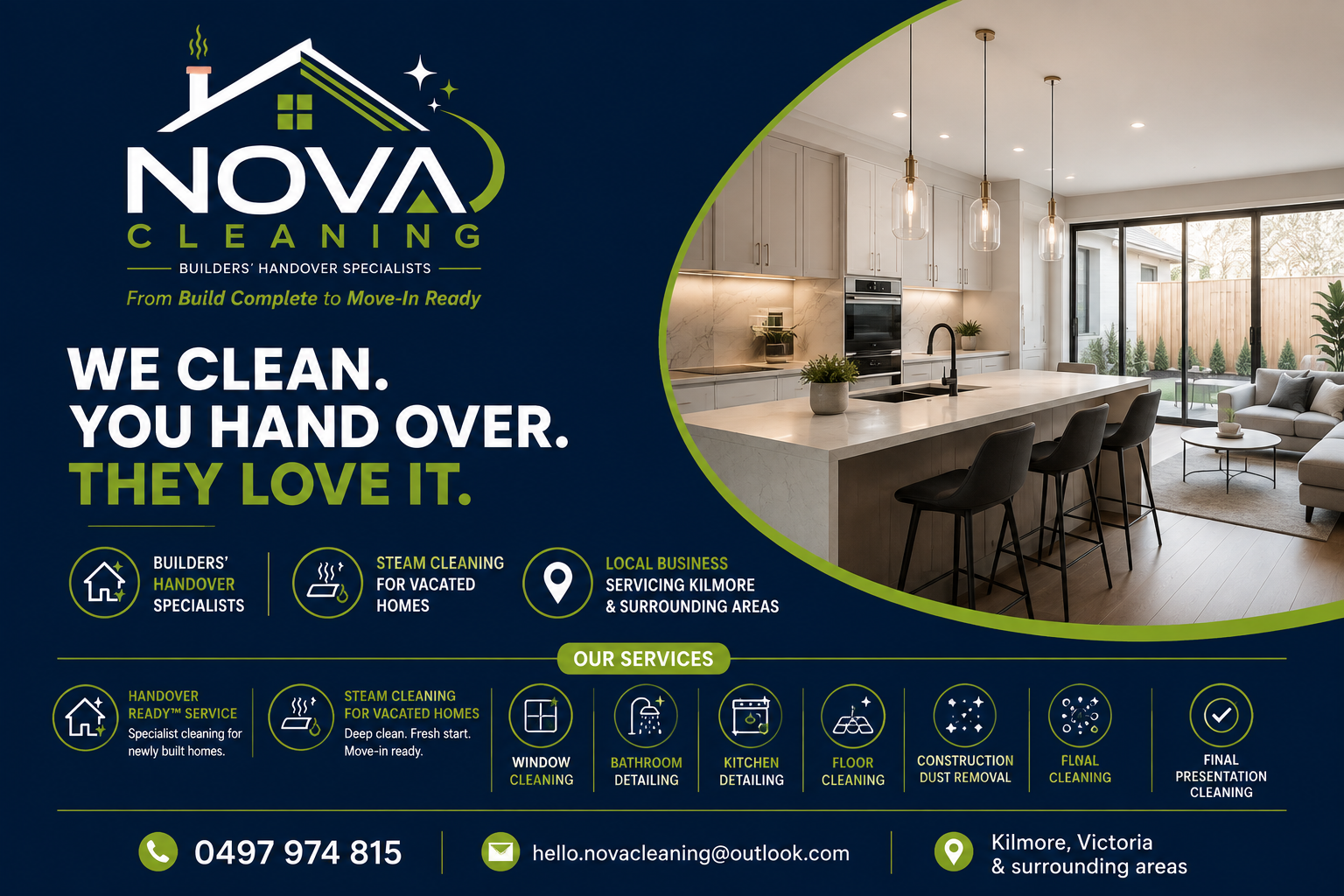 Nova Cleaning — Victoria's Builders' Handover Specialists brochure